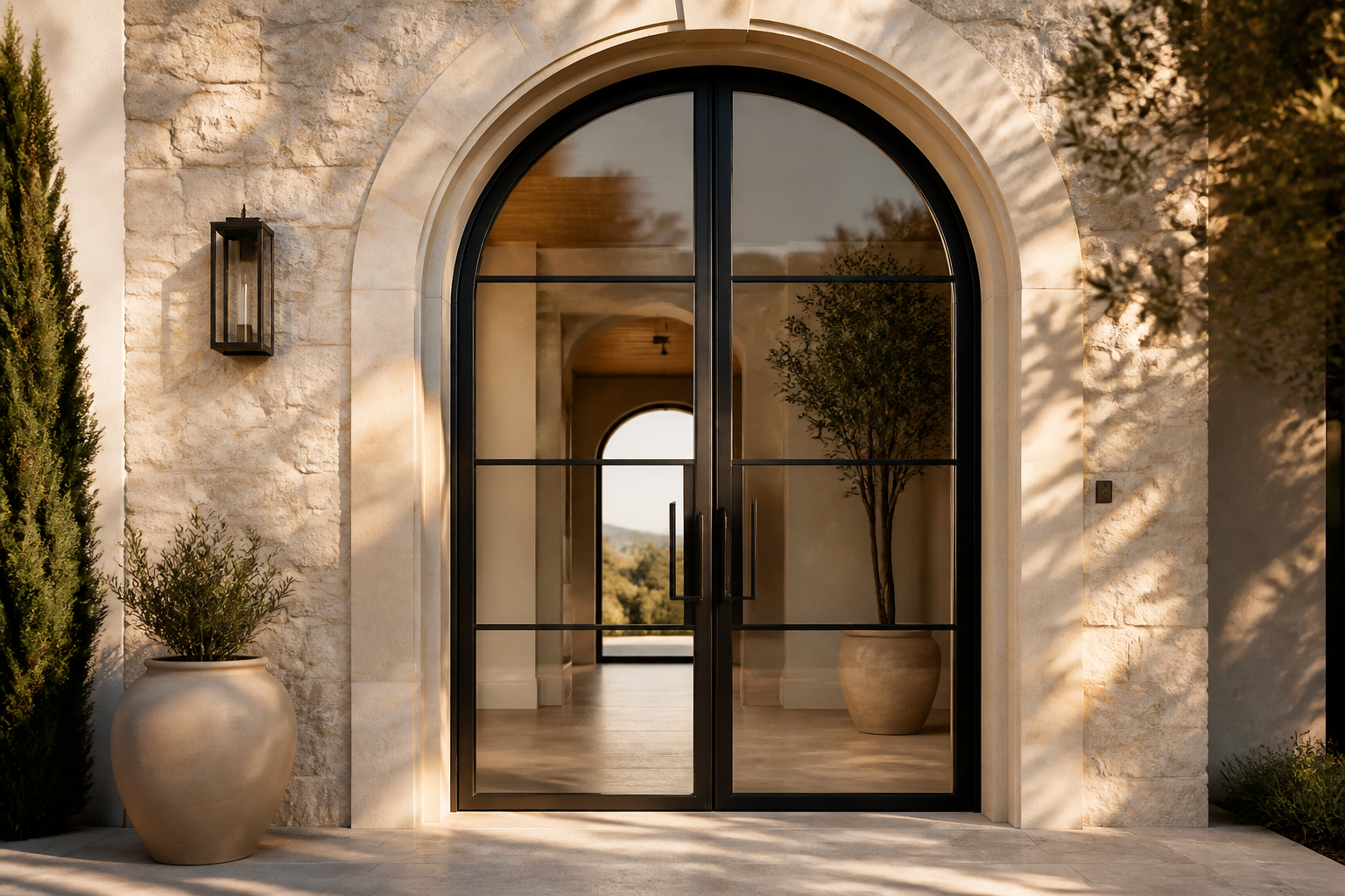 VLX 100 Arched / Custom Door in Boca Raton, FL | Sightline Windows & Doors Boca Raton - detail 3