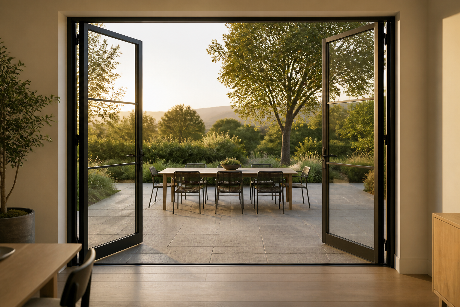 VLX 100 Double Swing / French Door in Boca Raton, FL | Sightline Windows & Doors Boca Raton - detail 6